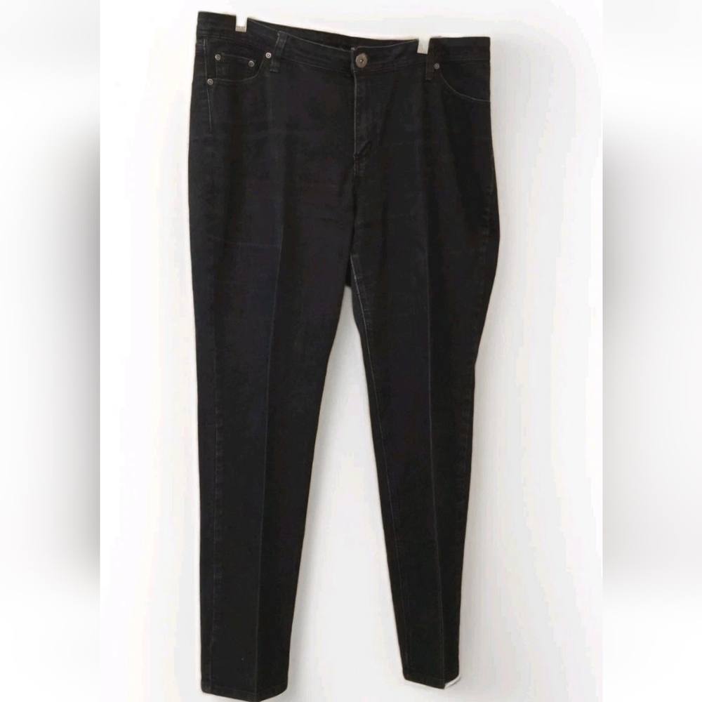 Ashley Stewart  Skinny Women's sie 16 Dark Wash Blue Denim Jeans